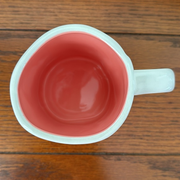 🚨YOU NEED THIS🚨 RAE DUNN CORAL INTERIOR PAJAMA DRESS CODE MUG NWOT - Picture 2 of 4